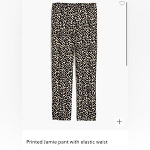 J.Crew Factory Printed Jamie Pant - Brown Leopard